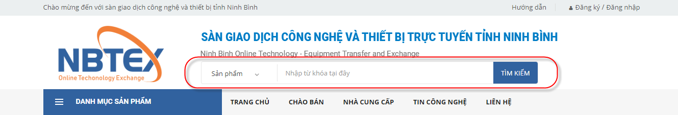 Hướng dẫn tìm kiếm sản phẩm